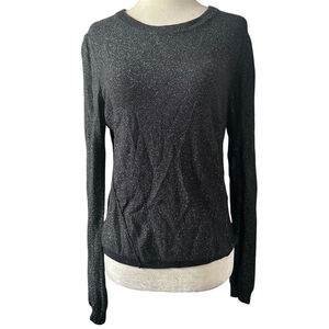 MARC BY MARC JACOBS Sparkly Wool/Cashmere Cropped Sweater L